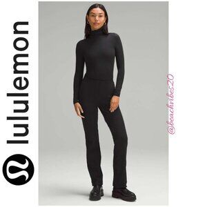 LULULEMON ATHLETICA Wundermost Ultra-Soft Nulu Turtleneck Bodysuit L EUC LL-210